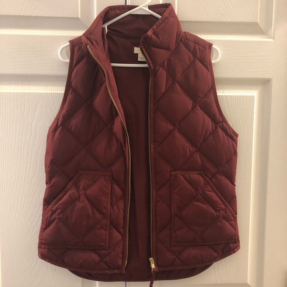 Jcrew Maroon Vest
